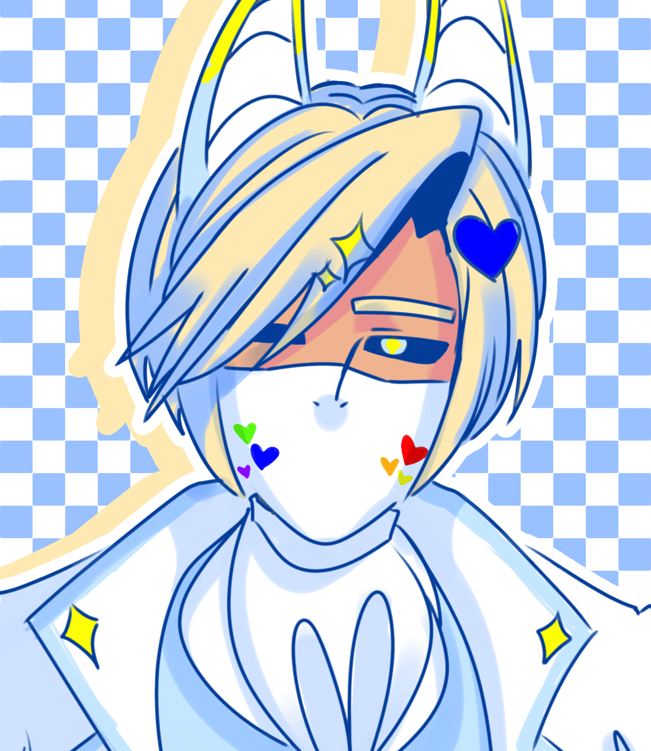 Art of AUX-V3, a Sweet Ouji OC.
