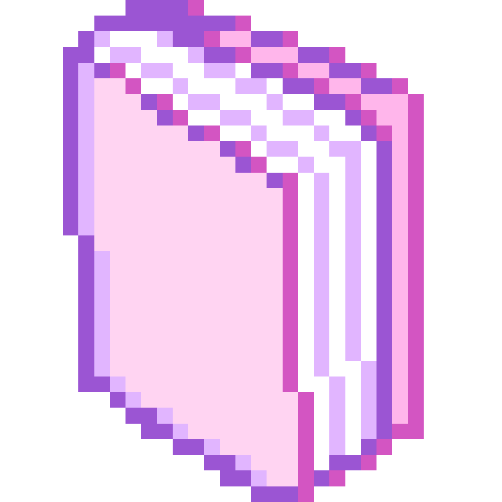 Pixel art of a book.