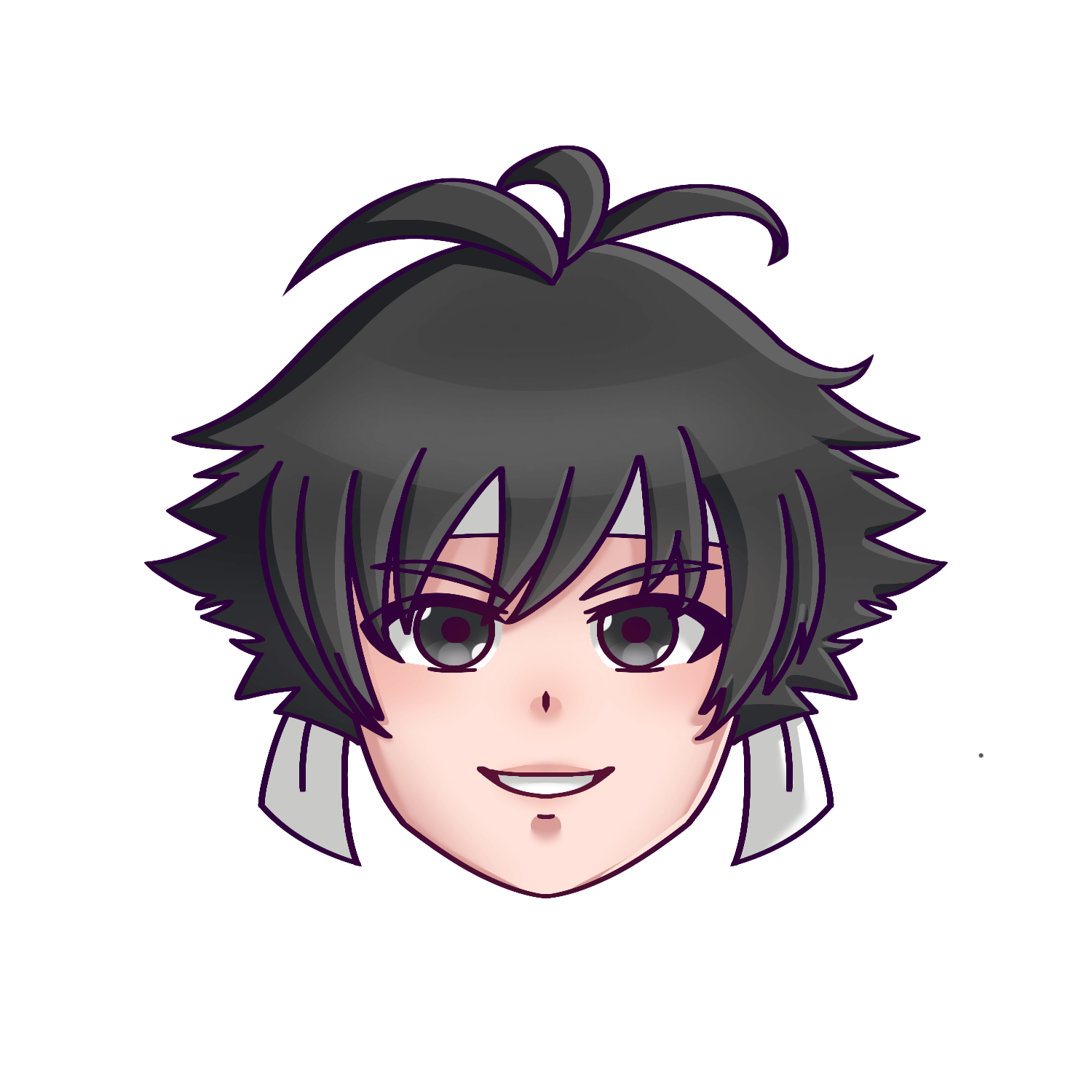 Fan art of Budo Masuta from Yandere Simulator.