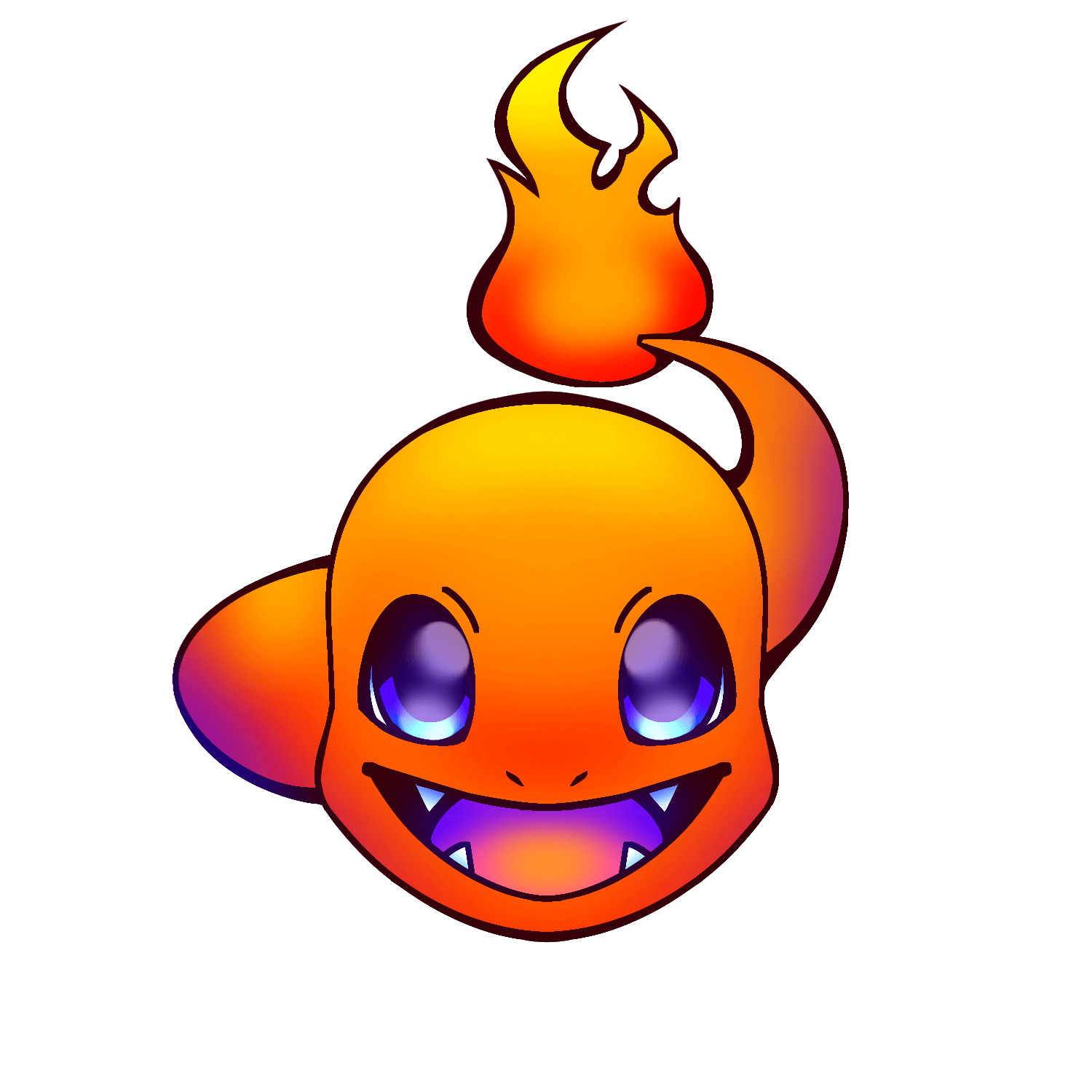 Fan art of Charmander from Pokemon.