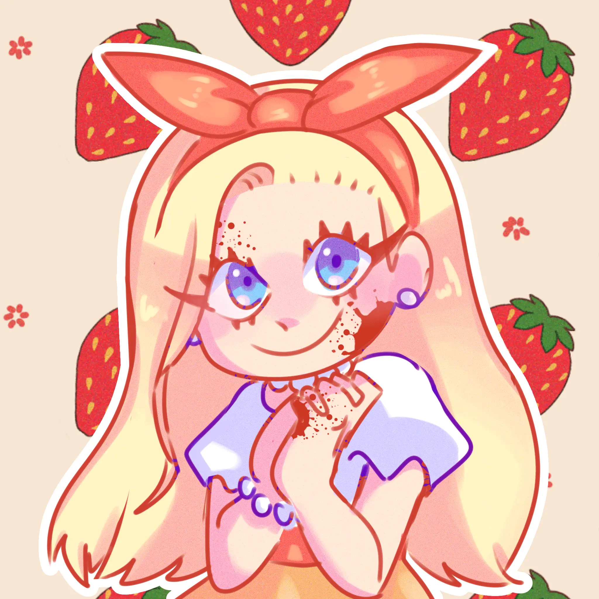 Art of a 1950's OC, Ellabelle.