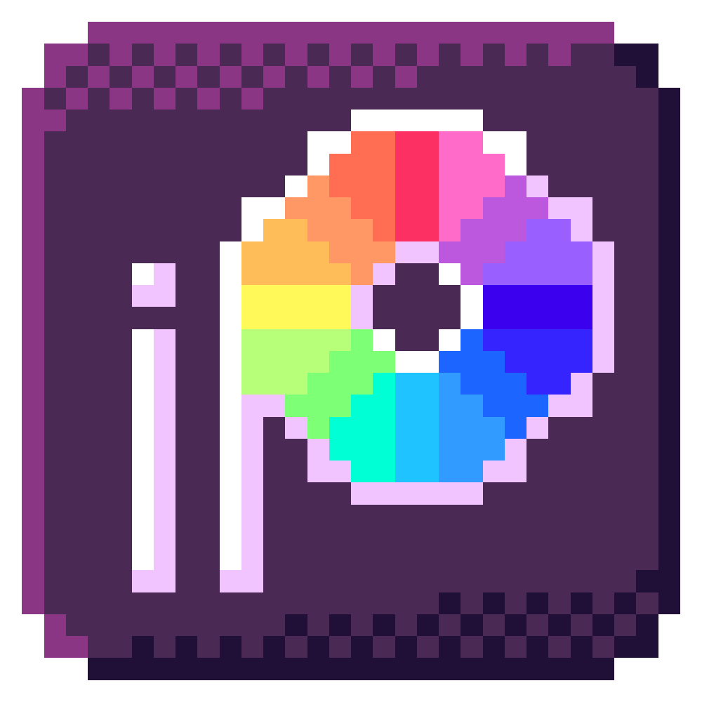 Pixel art of the IbisPaint logo.