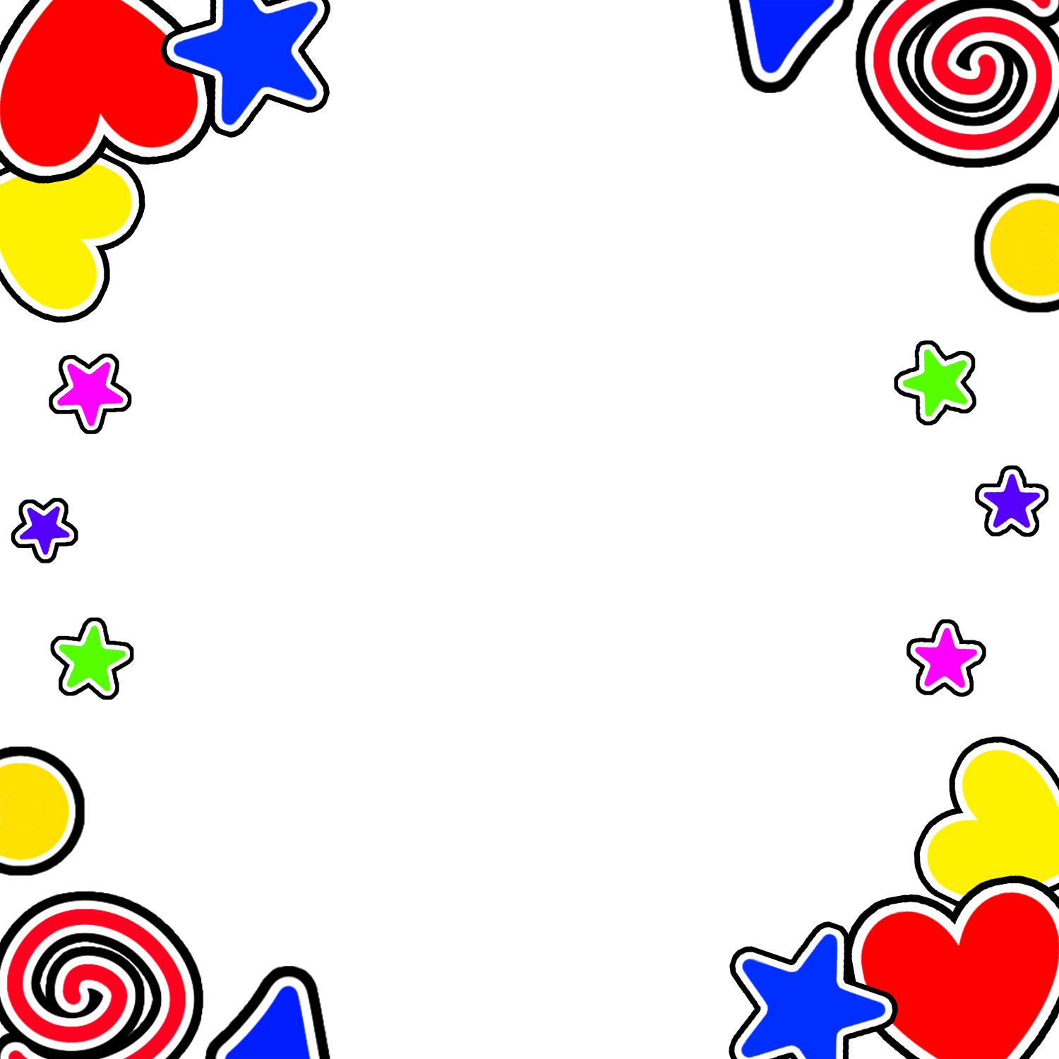 A kidcore frame.