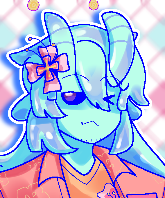 Fan art of Ozzie, an OC.