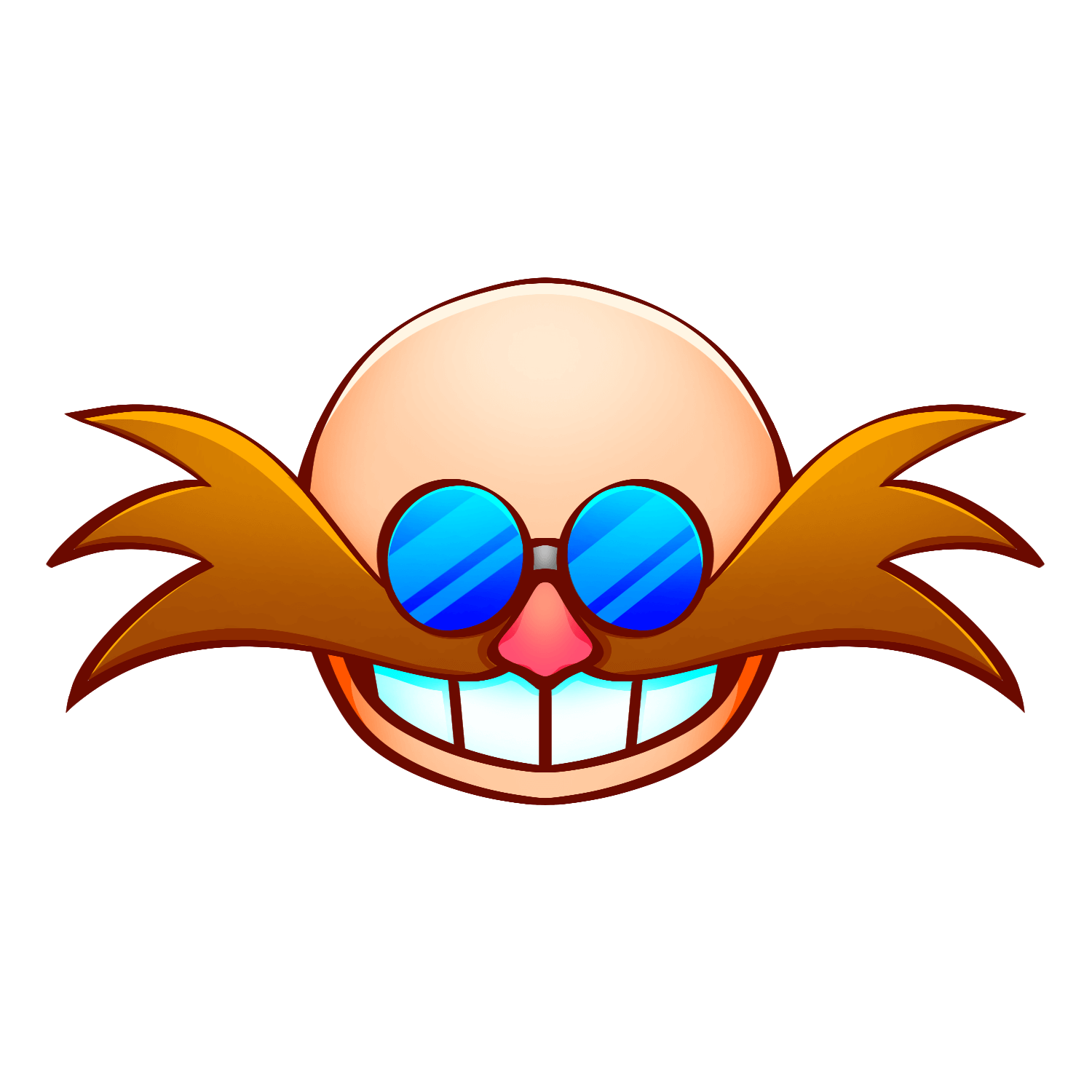 Fan art of Dr. Eggman Robotnik from Sonic The Hedgehog.
