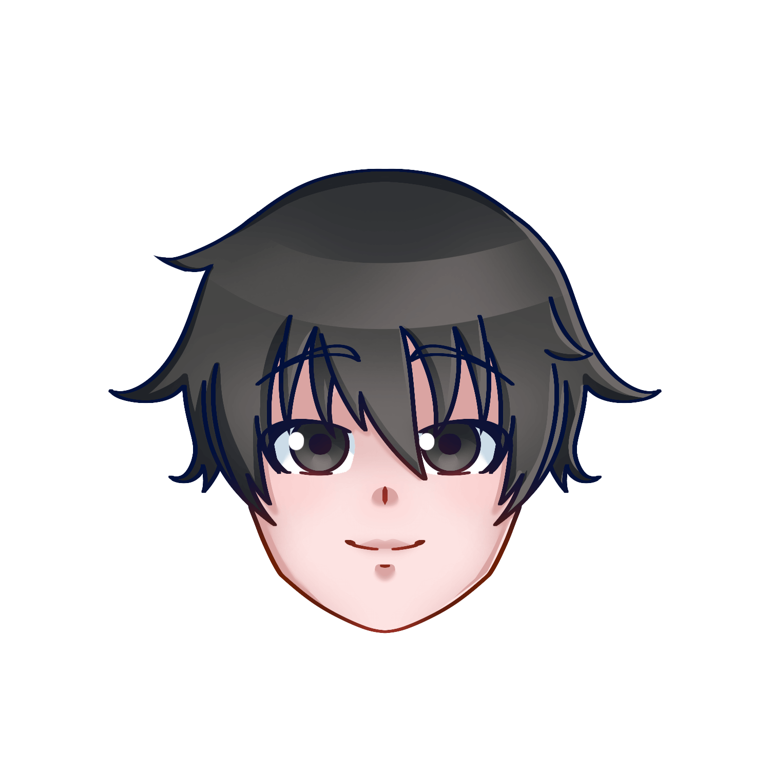 Fan art of Taro Yamada from Yandere Simulator.