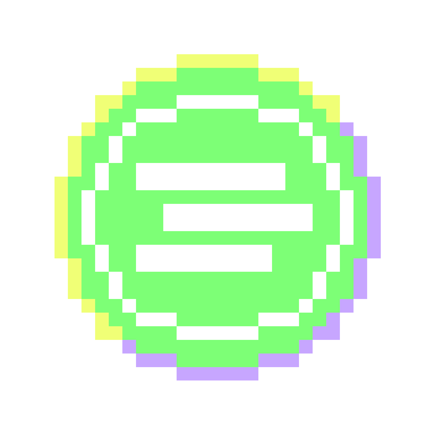 Pixel art of the When I Work logo.