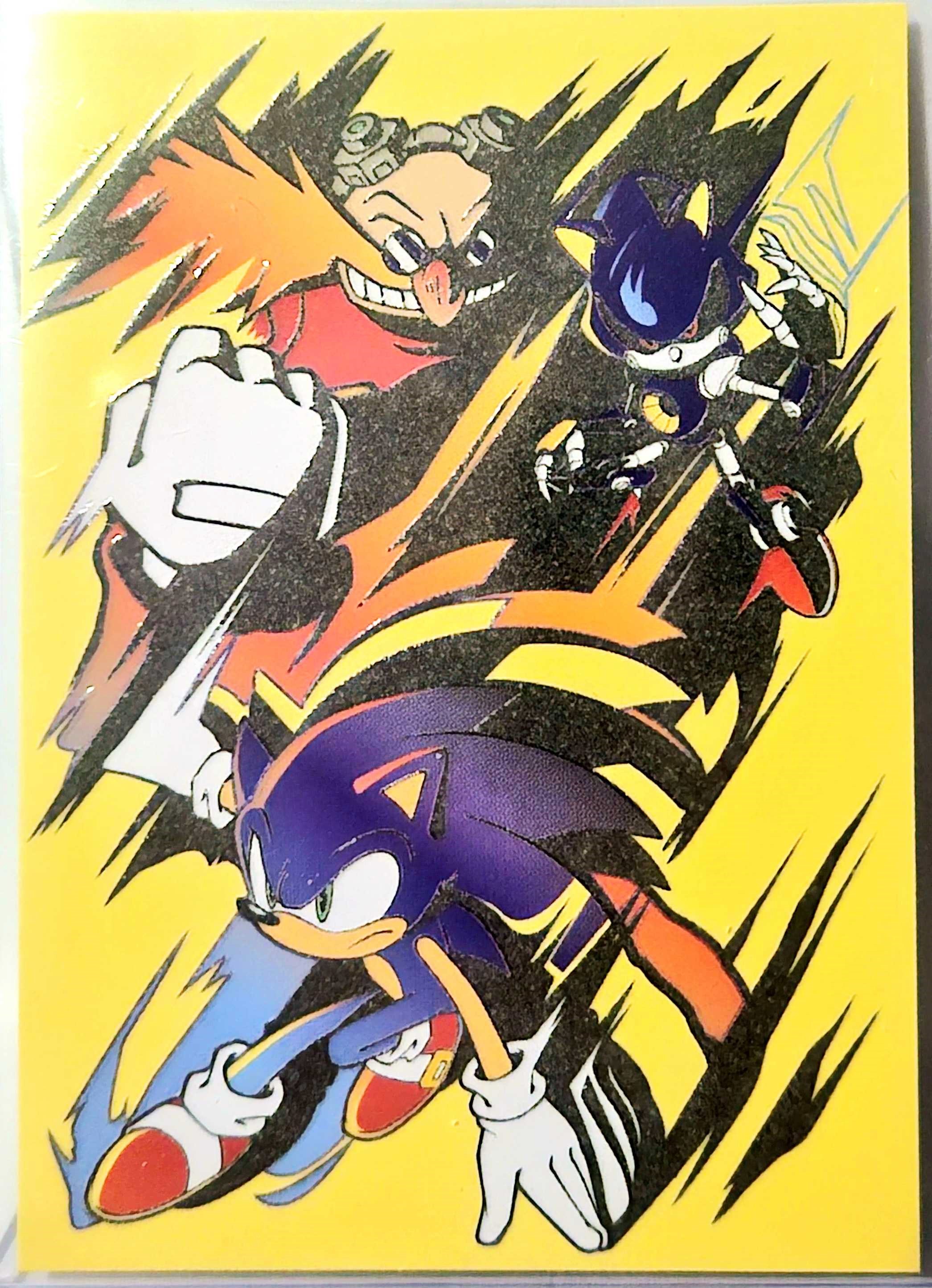A picture of a Metal Sonic card.