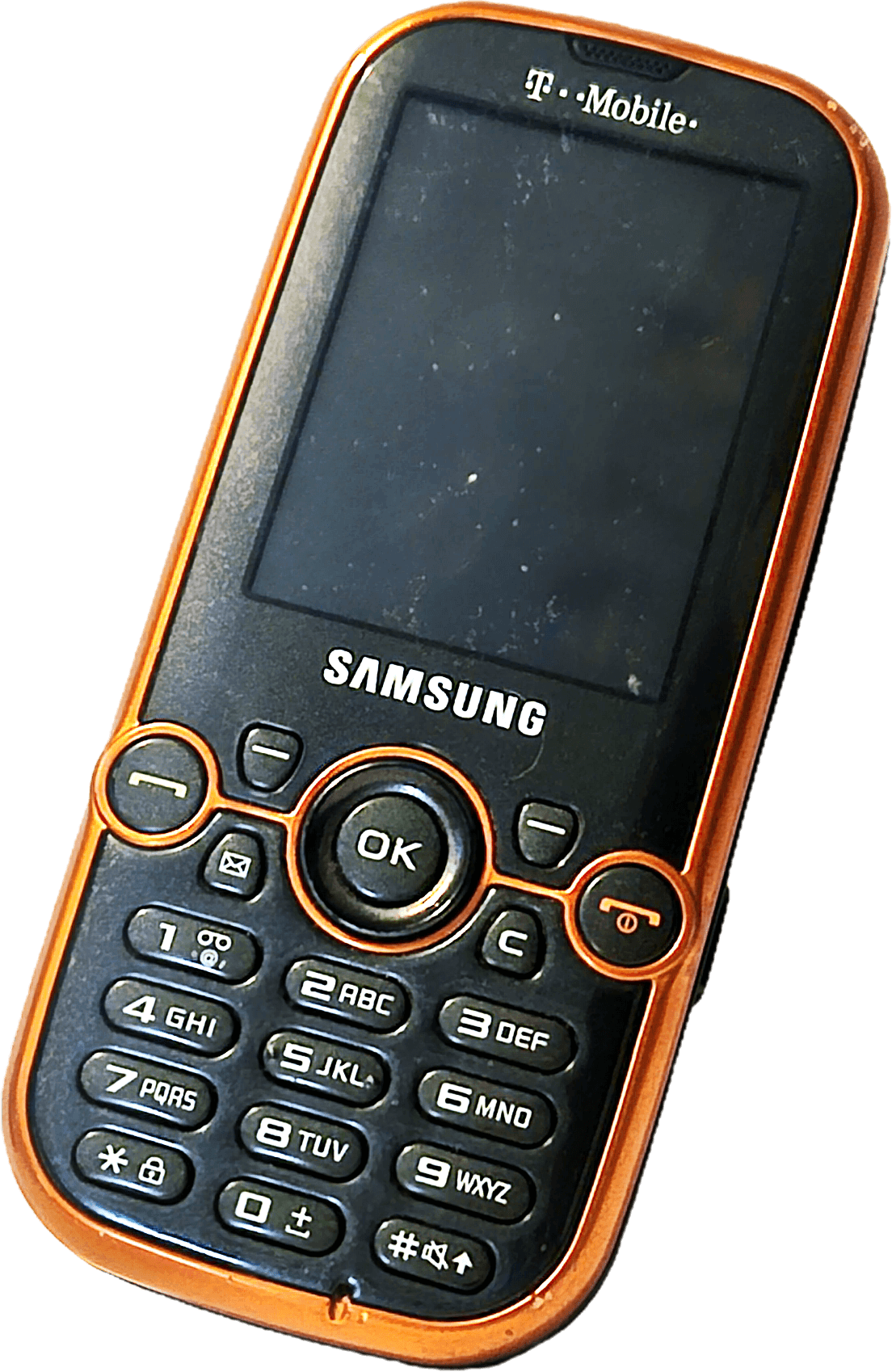 A picture of a Samsung Phone.