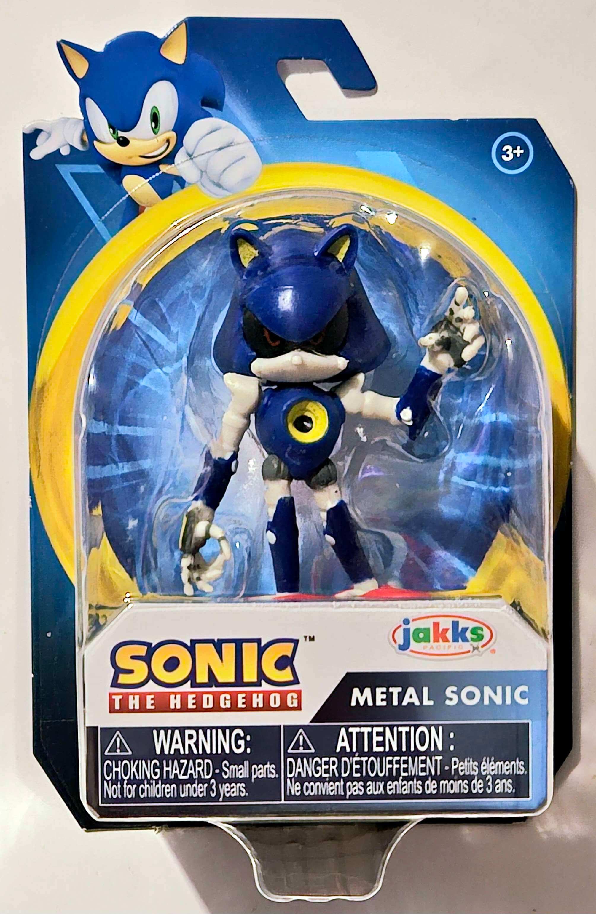 A picture of a Metal Sonic figure.