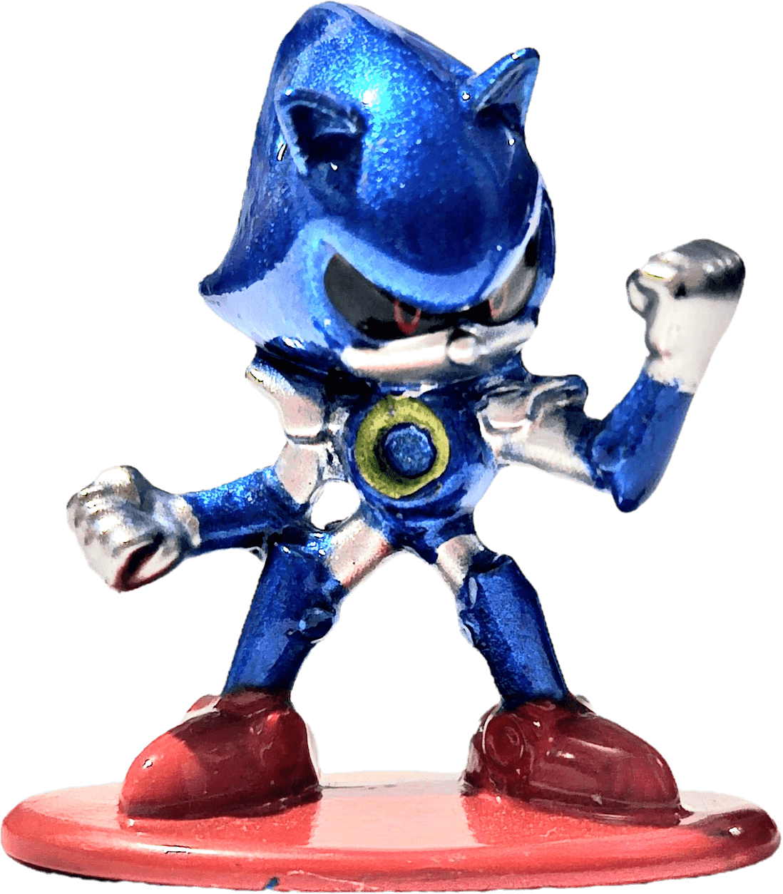 A picture of a Metal Sonic figure.