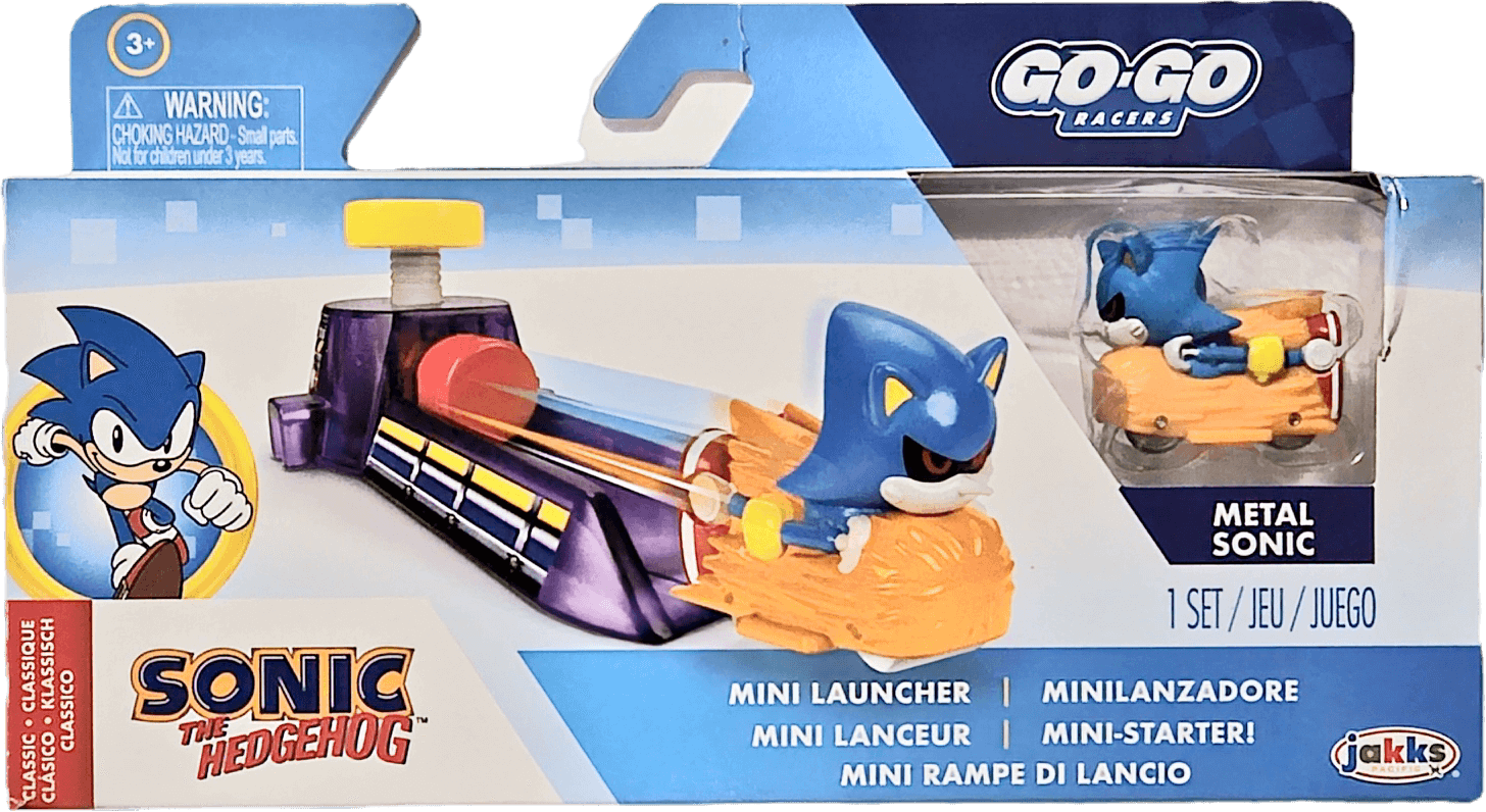 A picture of a Metal Sonic Toy.