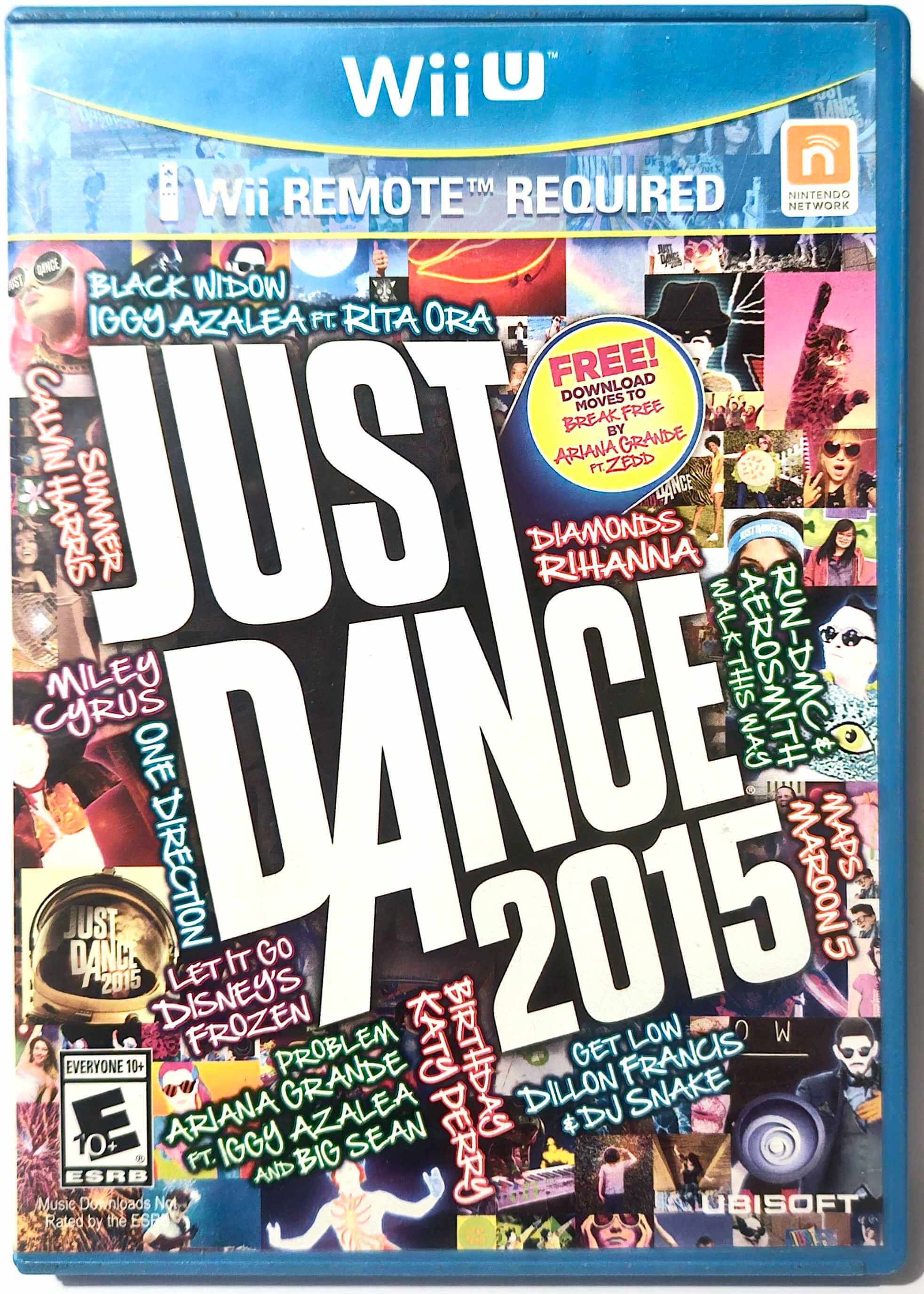 A picture of the Just Dance 2015 game case.