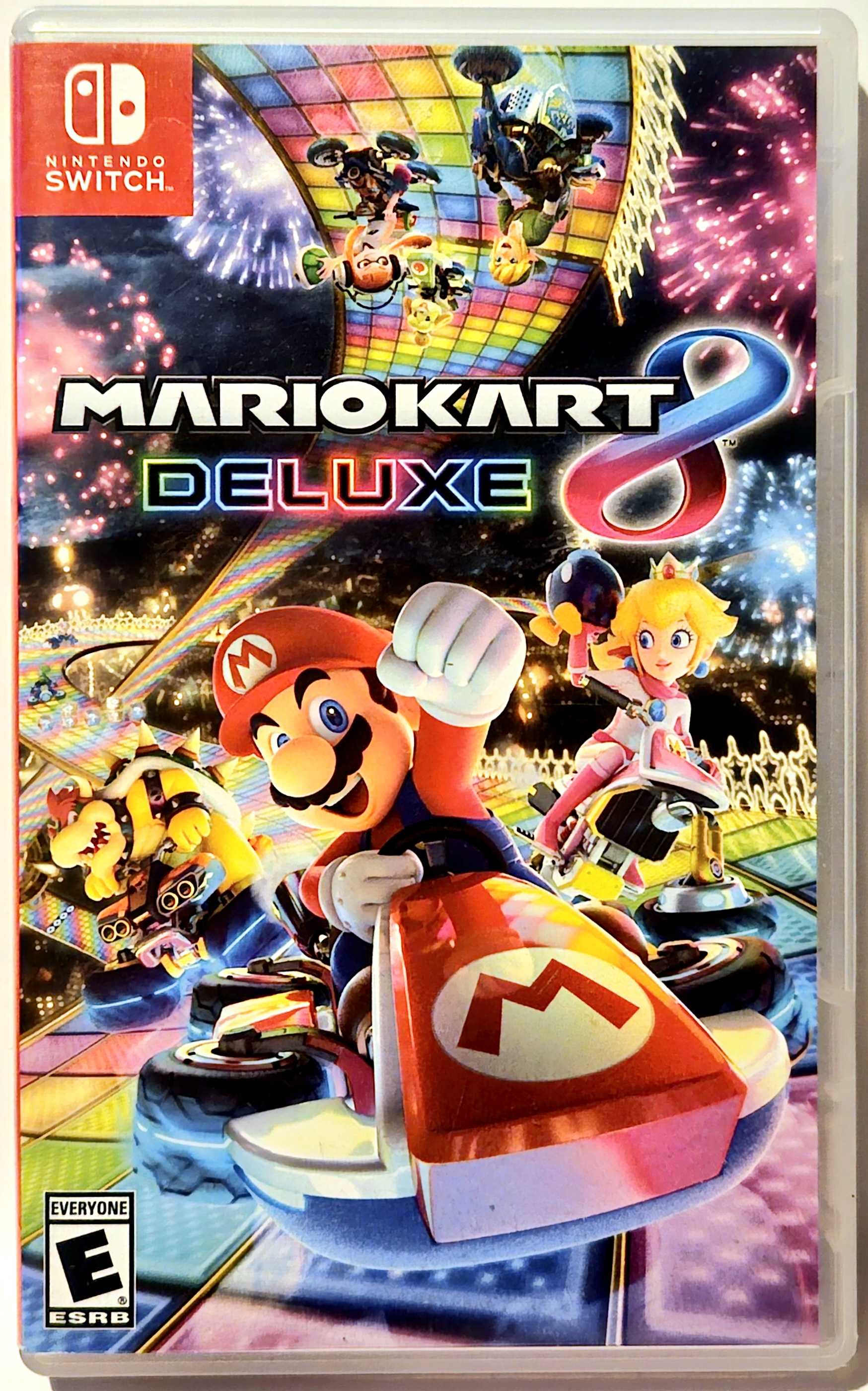 A picture of the Mario Kart 8 game case.