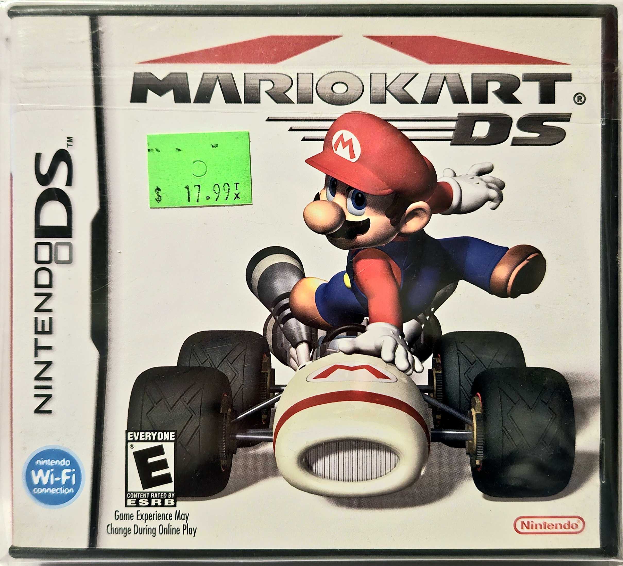 A picture of the Mario Kart DS game case.