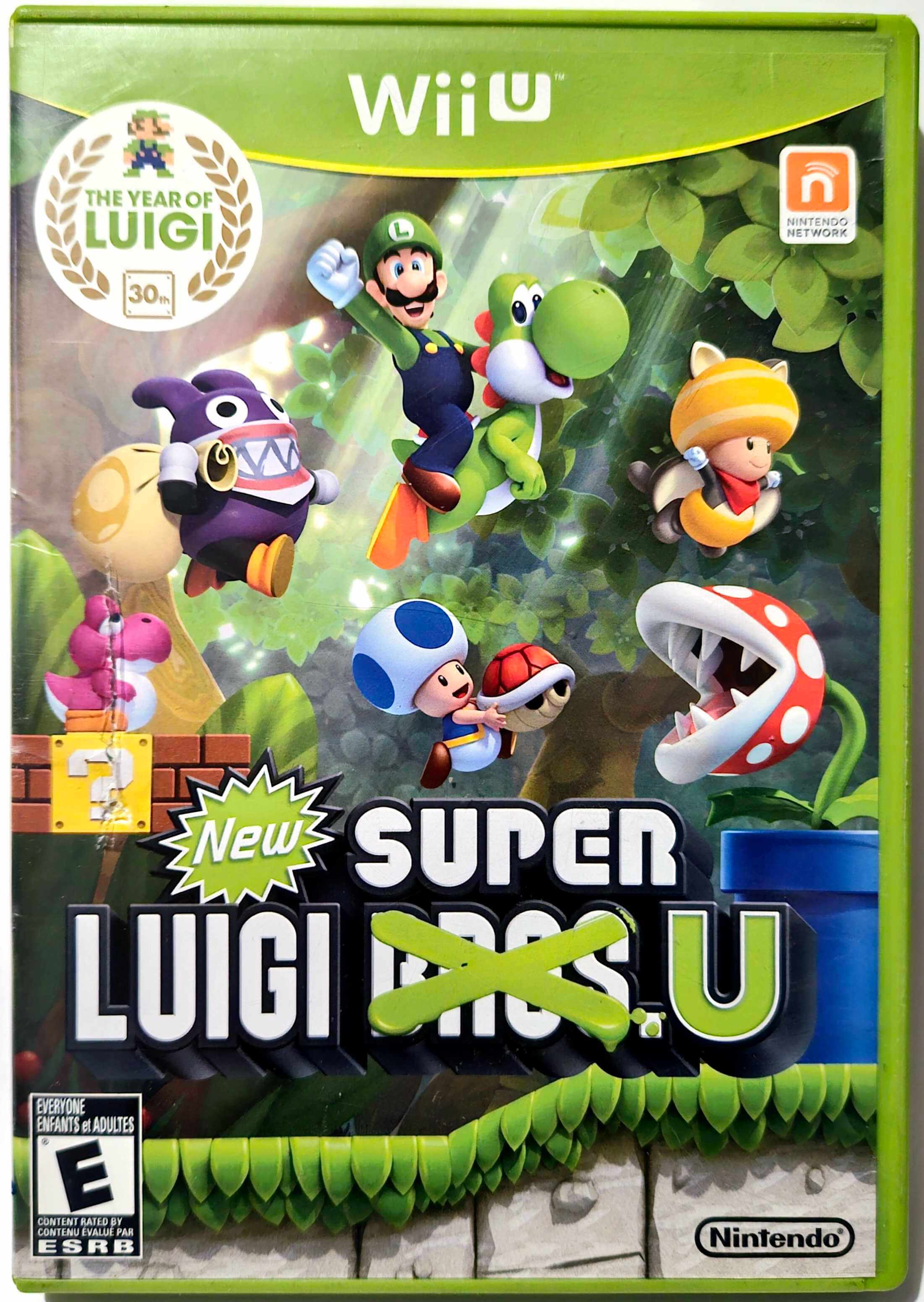 A picture of the New Super Luigi U game case.