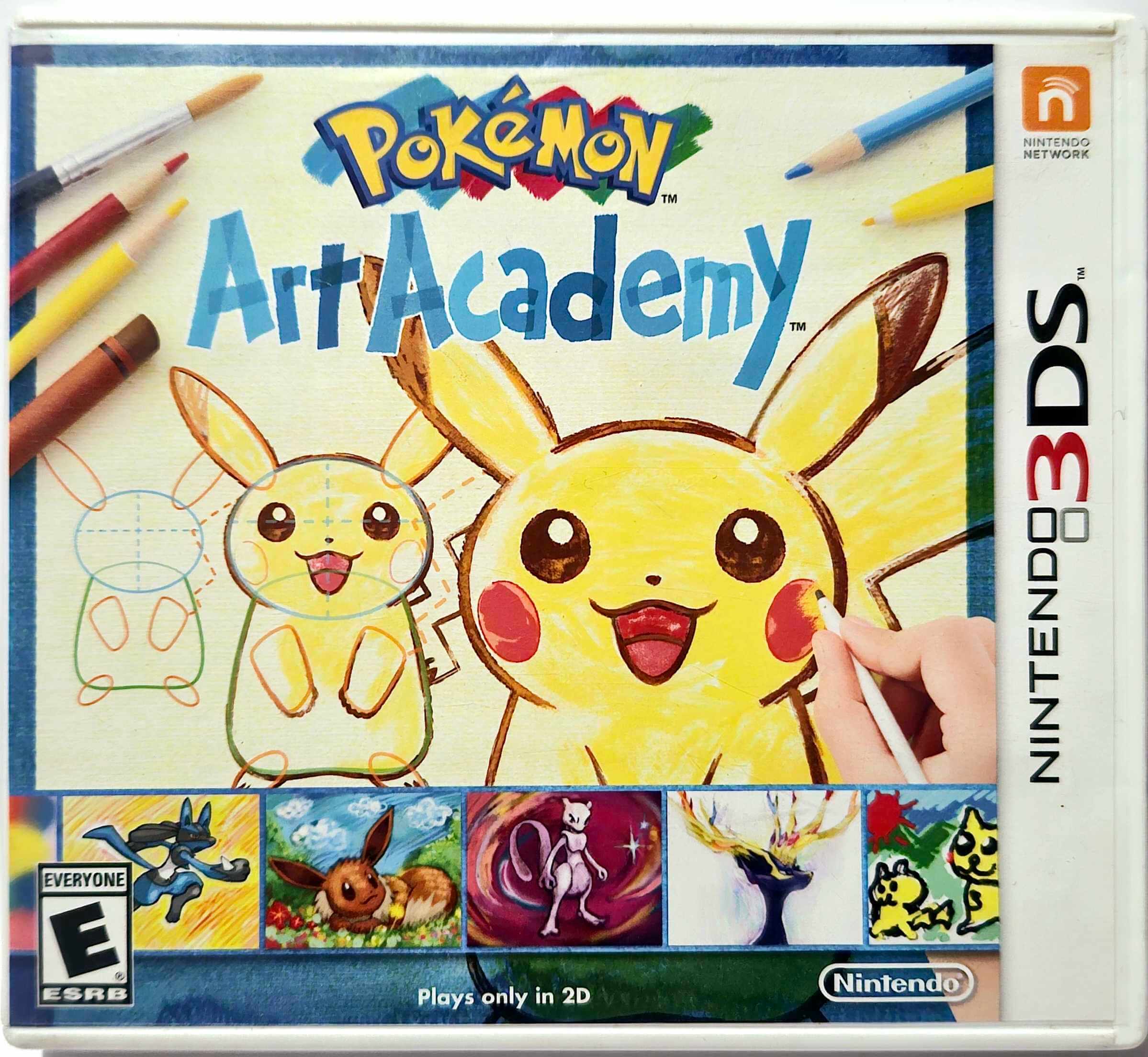 A picture of the Pokemon Art Academy game case.