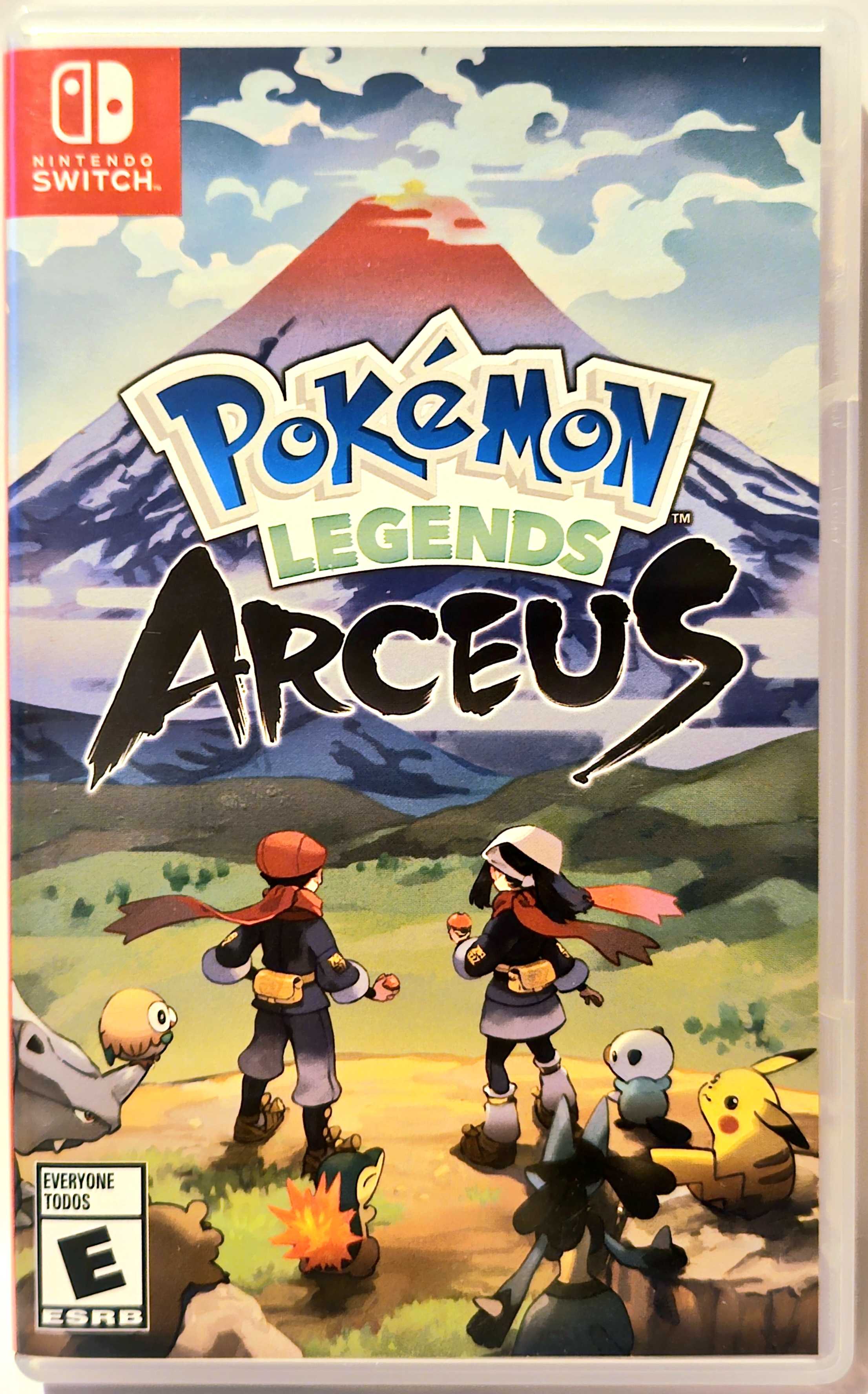 A picture of the Pokemon Legends: Arceus game case.