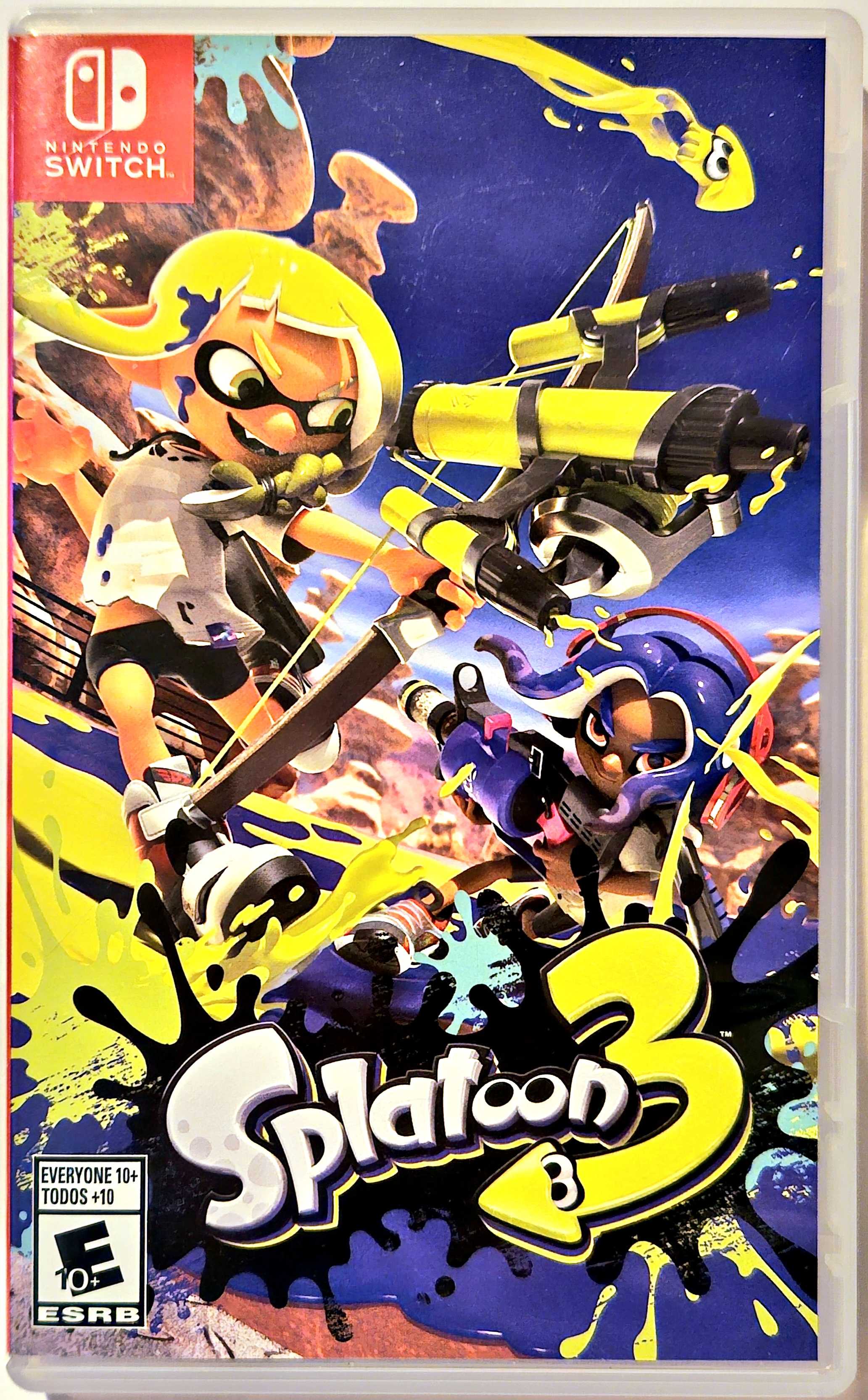 A picture of the Splatoon 3 case.
