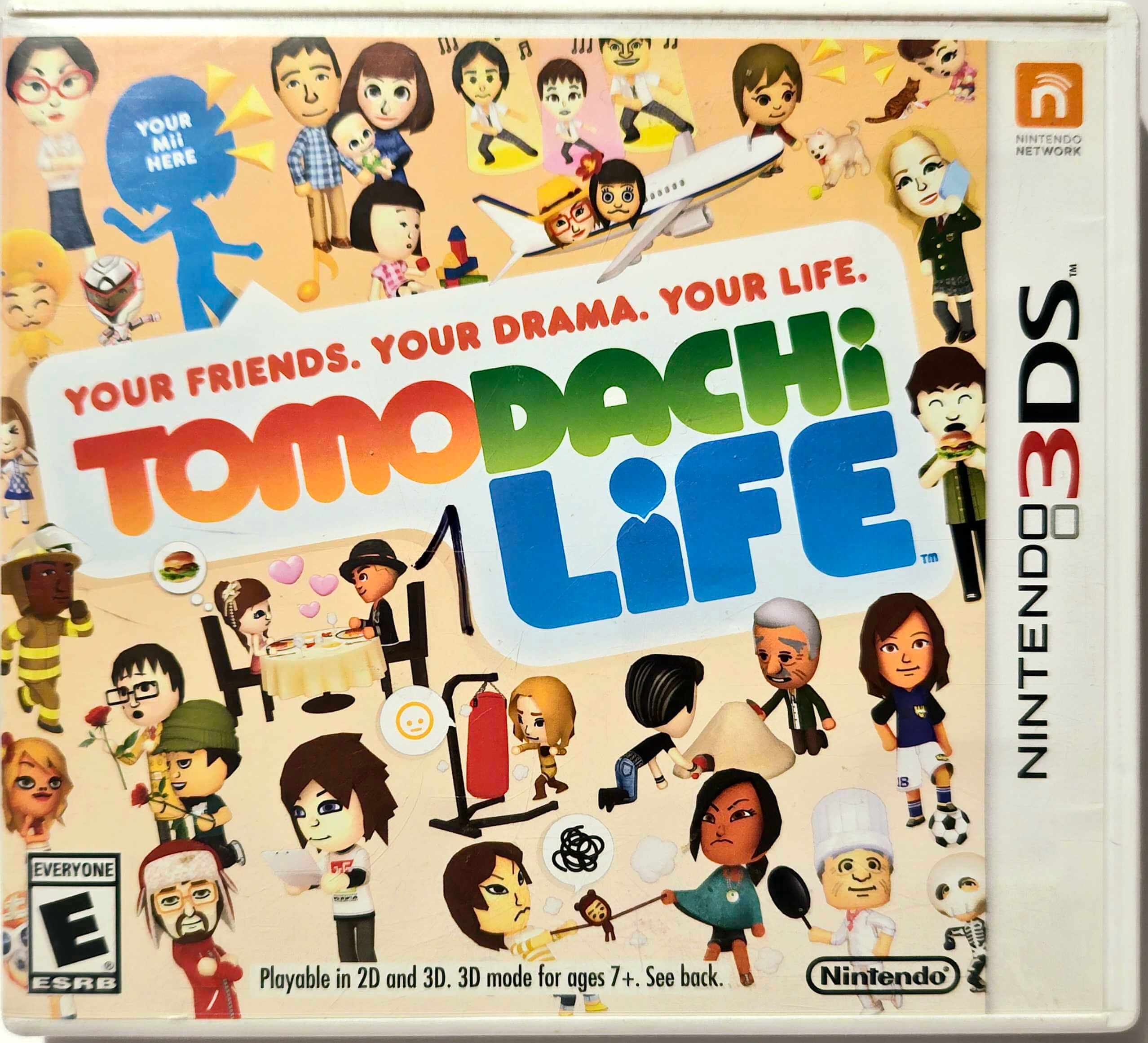 A picture of the Tomodachi Life game case.