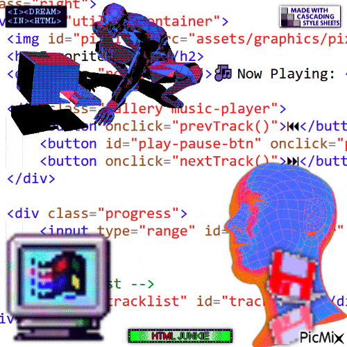 A PicMix of HTML.