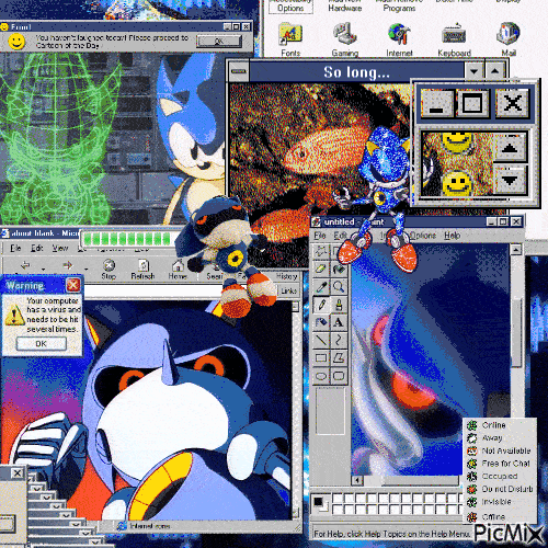 A PicMix of Metal Sonic.