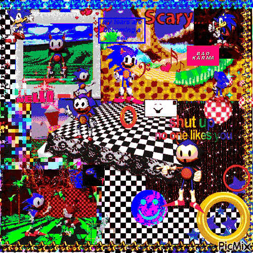 A PicMix of Sonic.