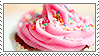 Cupcake stamp.