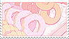 Donuts stamp.