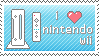 I love Nintendo Wii stamp.