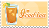 Iced Tea stamp.
