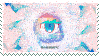 Rainbow stamp.