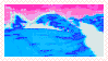 Waves stamp.