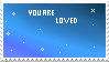 You're Loved stamp.