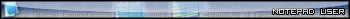 Notepad User userbar.