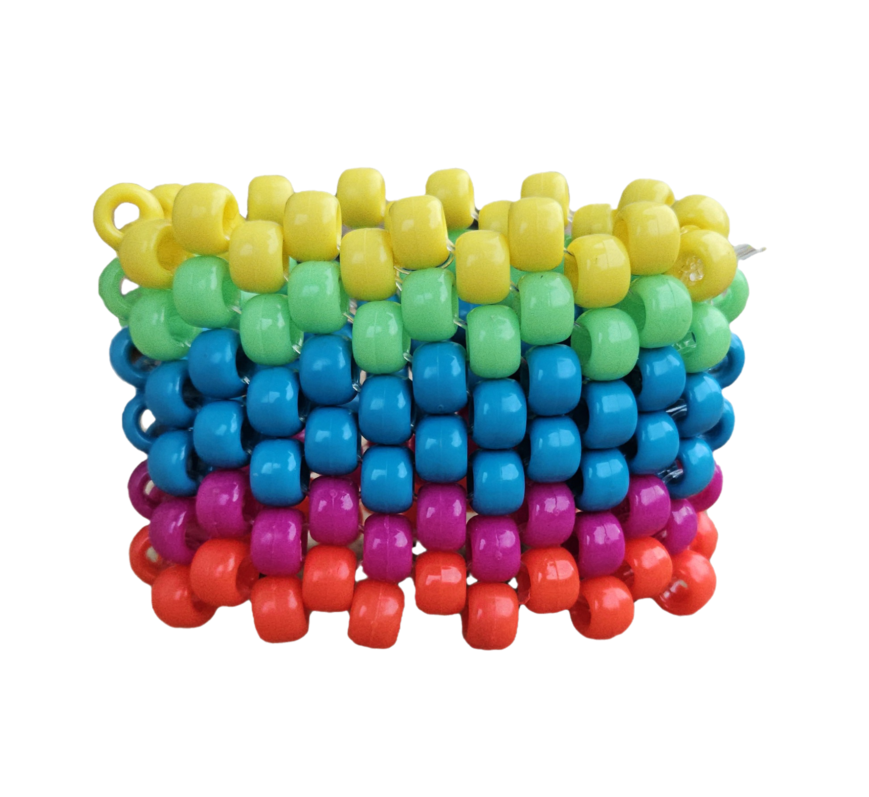 Rainbow Kandi Cuff 2